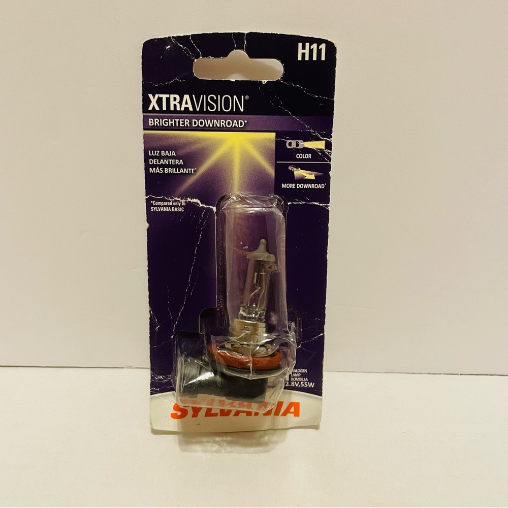 SYLVANIA - H11 XtraVision - High Performance Halogen Headlight (Contains 1 Bulb)